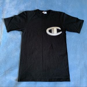 Champion The Heritage Floss stitch Tee XS black